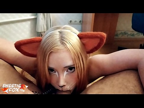 ❤️ कित्सुने तिच्या तोंडात डिक आणि कम गिळले mr.com-pornzog.ru वर